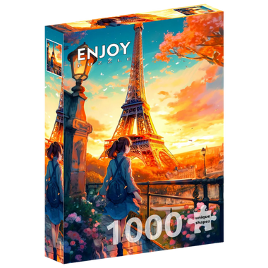 Recorriendo París: Rompecabezas 1000 Piezas Enjoy Puzzle