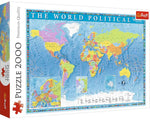 Rompecabezas Mapa Político del Mundo. 2000 Piezas Marca Trefl