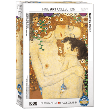 Klimt Madre e Hijo Rompecabezas de 1000 Piezas. Marca Eurographics