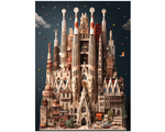 Rompecabezas La Sagrada Familia. 1000 piezas Marca Anatolian