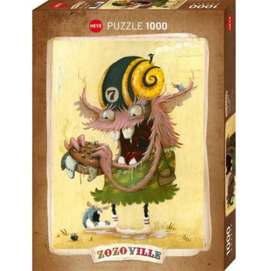 Zozoville Comida Chatarra: Rompecabezas 1000 piezas Marca Heye