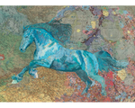 Matthew Cusick: Mapa Caballo Rompecabezas 2000 Piezas Marca Heye