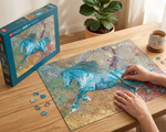 Matthew Cusick: Mapa Caballo Rompecabezas 2000 Piezas Marca Heye