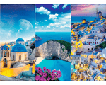 Rompecabezas Vacaciones en Grecia. 3000 Piezas Marca Trefl