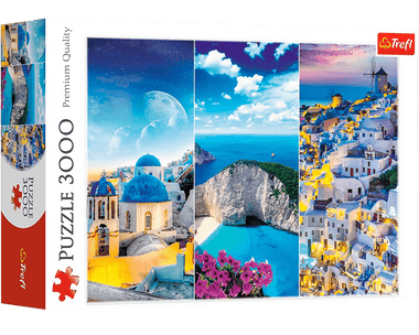 Rompecabezas Vacaciones en Grecia. 3000 Piezas Marca Trefl