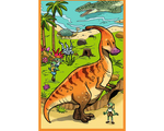 Spy Guy: El Mundo de los Dinosaurios Rompecabezas 3 x 80 Piezas Trefl
