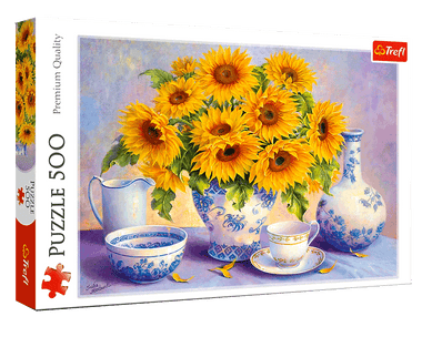 Rompecabezas Flores de Girasoles. 500 Piezas Marca Trefl