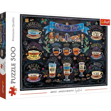 Rompecabezas Café 500 Piezas. Marca Trefl