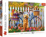 Rompecabezas Aventura de Perritos. 500 Piezas Marca Trefl