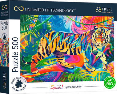 Rompecabezas Tigre de Colores 500 Piezas. Marca Trefl