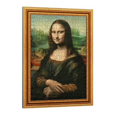 Rompecabezas Leonardo Da Vinci: Mona Lisa con Marco 500 Piezas Marca Trefl