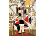 Rompecabezas Pablo Picasso - Dama En El Jardín 1000 Piezas. Marca Ricordi