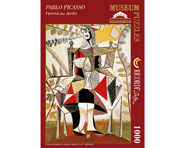 Rompecabezas Pablo Picasso - Dama En El Jardín 1000 Piezas. Marca Ricordi