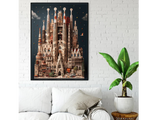 Rompecabezas La Sagrada Familia. 1000 piezas Marca Anatolian