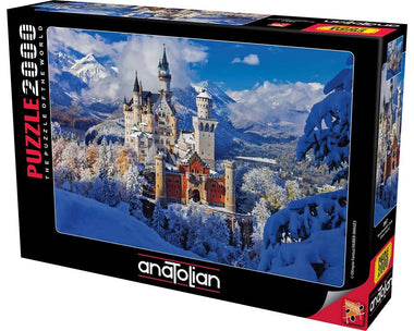 Rompecabezas Castillo Neuschwanstein. 2000 piezas Marca Anatolian