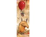 Rompecabezas Zozoville Globo Rojo 1000 Piezas Panorámico. Marca Heye
