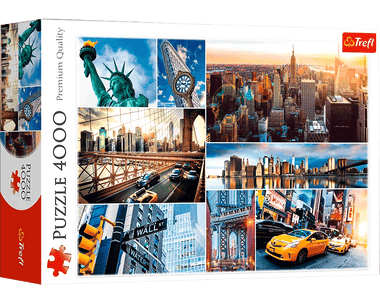Rompecabezas Collage Nueva York 4000 Piezas Trefl