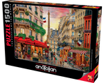 Rompecabezas David Mclean - Cafe Eiffel: 1500 piezas Marca Anatolian