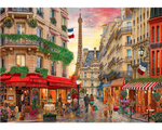 Rompecabezas David Mclean - Cafe Eiffel: 1500 piezas Marca Anatolian