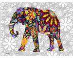 Elefante de Mil Colores: Rompecabezas 150 Piezas Miniatura. Marca PieceRelax