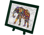 Elefante de Mil Colores: Rompecabezas 150 Piezas Miniatura. Marca PieceRelax