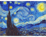 Van Gogh - Noche Estrellada: Rompecabezas 150 piezas Miniatura. Marca PieceRelax