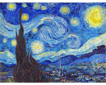 Van Gogh - Noche Estrellada: Rompecabezas 150 piezas Miniatura. Marca PieceRelax