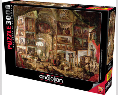 Rompecabezas Pannini - Galería de Obras de Arte. 3000 piezas Marca Anatolian