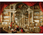 Rompecabezas Giovanni Paolo Pannini - Galerías de La Roma Moderna. 4000 piezas Marca Anatolian