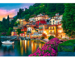 Rompecabezas Lago Como, Italia 500 Piezas. Marca Trefl