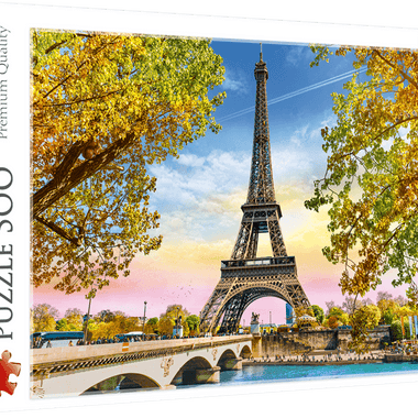 Rompecabezas Romántico París 500 Piezas. Marca Trefl