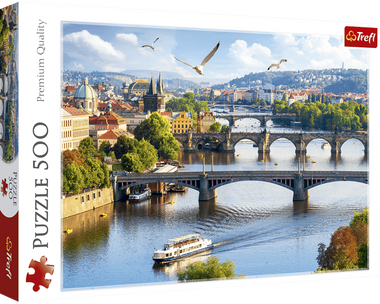 Rompecabezas Praga 500 Piezas. Marca Trefl