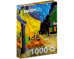 Rompecabezas Vincent Van Gogh - Café Terraza: 1000 Piezas. Marca Enjoy Puzzle