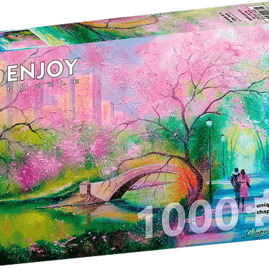Paseo por el Parque de la Ciudad: Rompecabezas 1000 Piezas. Marca Enjoy Puzzle