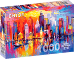 Noche Neoyorkina: : Rompecabezas 1000 Piezas Enjoy Puzzle