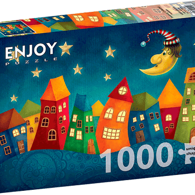 Fantásticas Casitas: : Rompecabezas 1000 Piezas. Marca Enjoy Puzzle