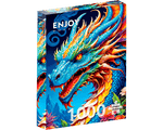Dragón Azul: Rompecabezas 1000 Piezas Enjoy Puzzle