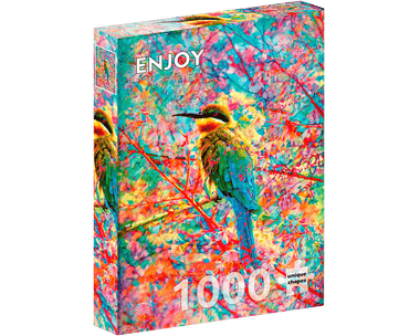 Pájaro Feliz: Rompecabezas 1000 Piezas Enjoy Puzzle