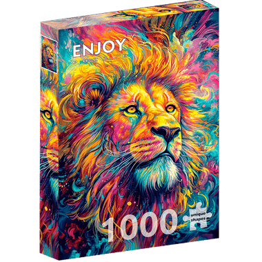Rey Radiante - León: Rompecabezas 1000 Piezas Enjoy Puzzle