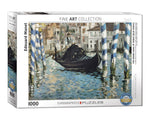 Monet El Gran Canal De Venecia Rompecabezas de 1000 Piezas. Marca Eurographics