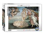 Botticelli: El Nacimiento de Venus Rompecabezas 1000 Piezas. Marca Eurographics