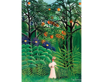 Rousseau Henri: Mujer En El Bosque Rompecabezas de 1000 Piezas. Marca Eurographics