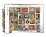 Obras Maestras (Masterpieces) – Rompecabezas 1000 Piezas. Marca Eurographics