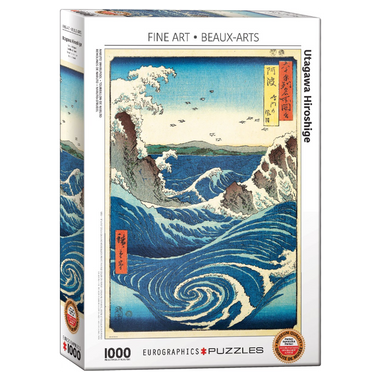 Utagawa Hiroshige: Naruto Olas Rompecabezas de 1000 Piezas. Marca Eurographics