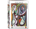 Picasso Mujer Frente Al Espejo Rompecabezas de 1000 Piezas. Marca Eurographics