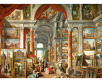 Paolo Panini- Galería de Vistas de Roma Moderna Rompecabezas de 1000 Piezas. Marca Eurographics