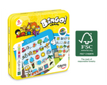Bingo Travel (Bingo Práctico de Viaje) Caja Metálica Juego Marca Cayro