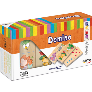 Domino Kids Tamaño XL Juego de Mesa Marca Cayro