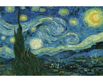 Rompecabezas La Noche Estrellada: Vincent Van Gogh 2000 Piezas. Marca Eurographics