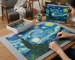 Rompecabezas La Noche Estrellada: Vincent Van Gogh 2000 Piezas. Marca Eurographics